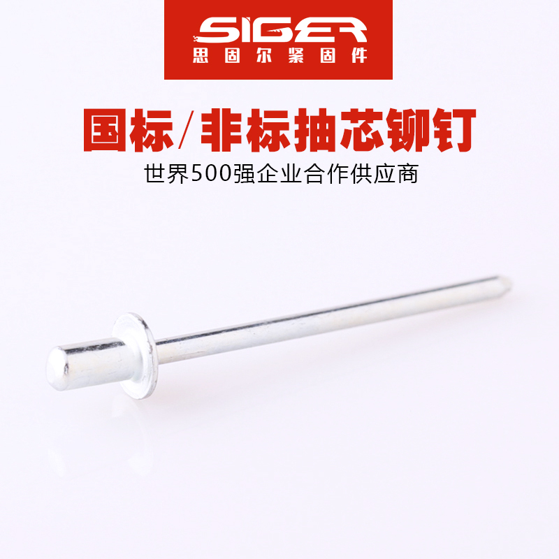 圓頭封閉全鐵抽芯鉚釘