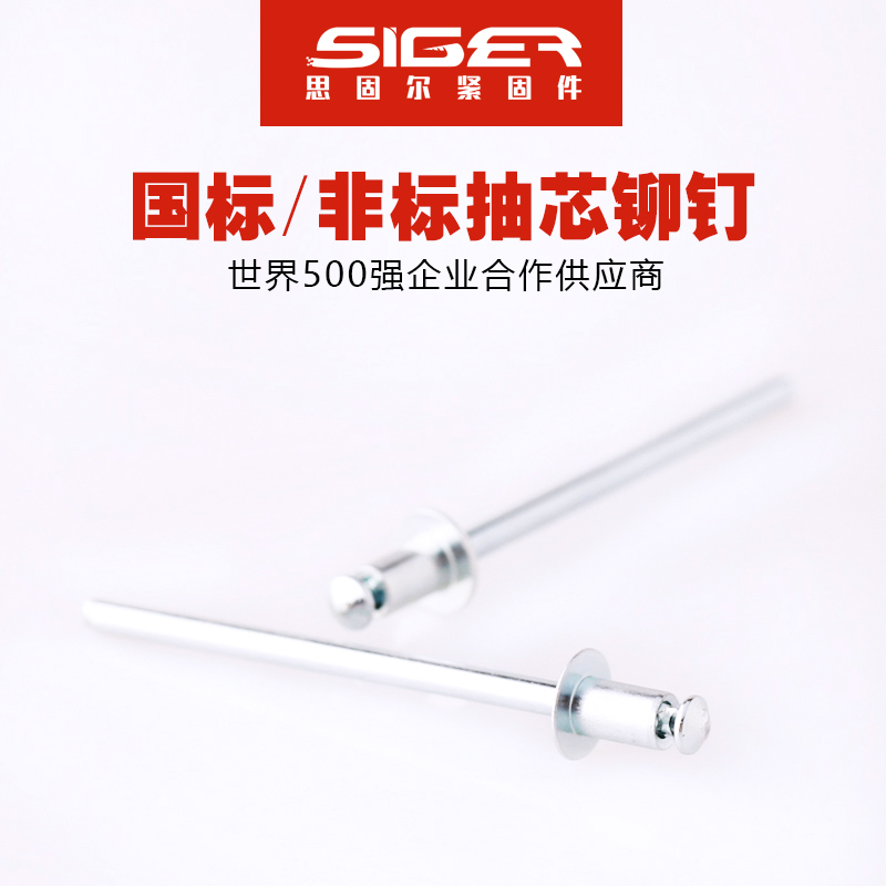 圓頭掉頭全鐵抽芯鉚釘