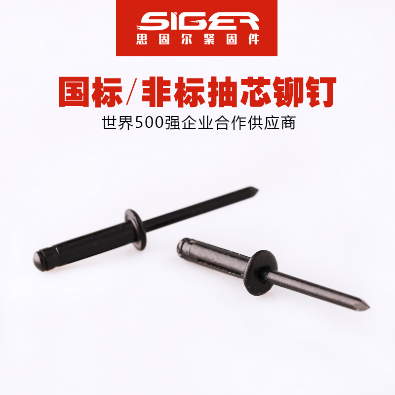 燈籠黑色全鋁抽芯鉚釘