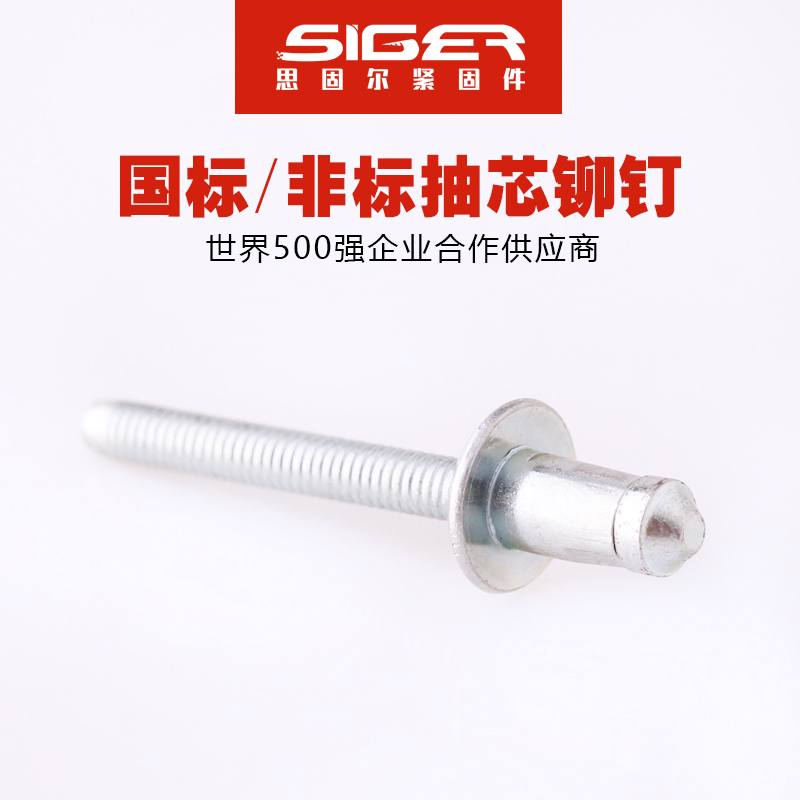 海馬鋼結(jié)構(gòu)全鐵蘭鋅抽芯鉚釘