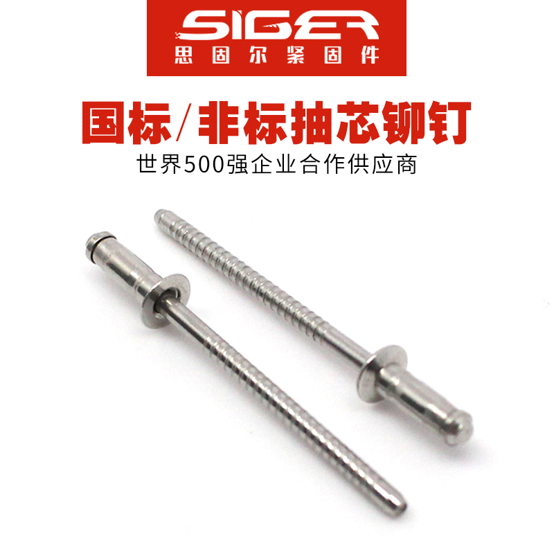 單鼓沉頭全不銹鋼抽芯鉚釘